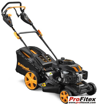 RIWALL RPM 5140 V multifunkčná trávna kosačka 4 v 1 s benzínovým motorom a variabilným pojazdom