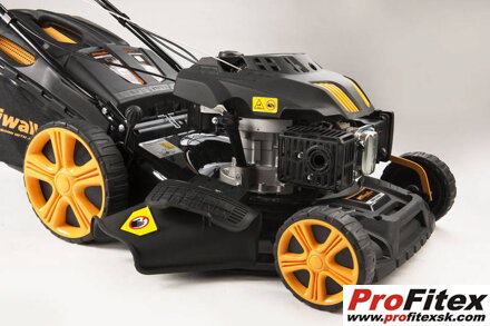 RIWALL RPM 5140 V multifunkčná trávna kosačka 4 v 1 s benzínovým motorom a variabilným pojazdom