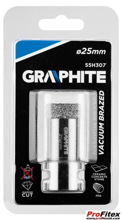  Graphite - Diamantová korunka 25 MM X M14