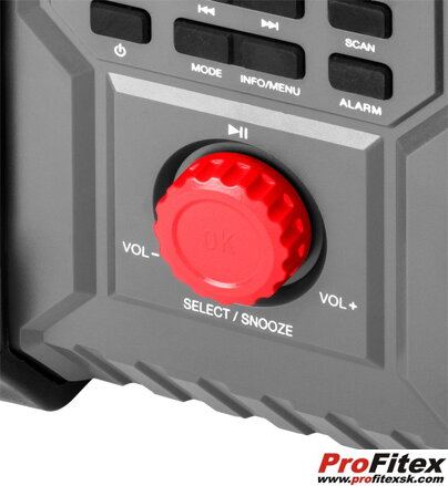 Aku stavebné rádio Energy + 18V  Graphite 58GE128 