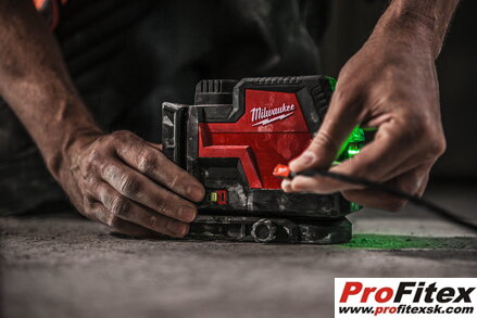 MILWAUKEE L4 CLL-301C Akumulátorový kombinovaný krížový líniovo-bodový laser USB (4933478098)