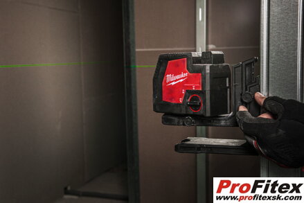 MILWAUKEE L4 CLL-301C Akumulátorový kombinovaný krížový líniovo-bodový laser USB (4933478098)