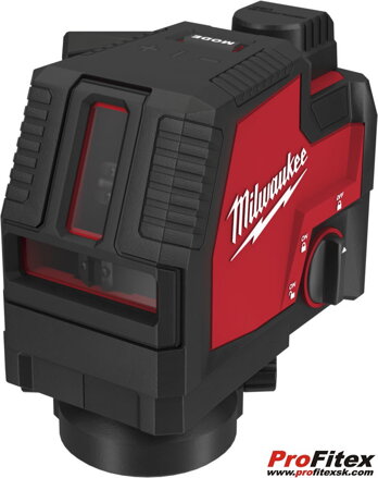 MILWAUKEE L4 CLL-301C Akumulátorový kombinovaný krížový líniovo-bodový laser USB (4933478098)