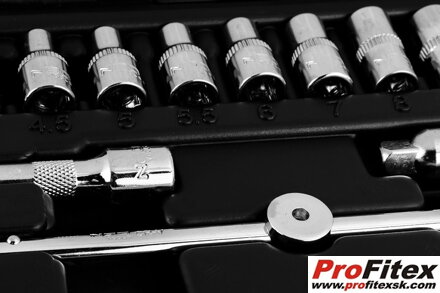 Gola sada 1/4" CrV súprava 46 ks nástrčných kľúčov NEO (ref. 10-004)