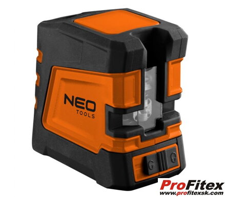KRÍŽOVÝ LASER 20 M, ZELENÝ, VODOROVNÝ, ZVISLÝ A KRÍŽOVÝ, MAGNETICKÝ DRŽIAK, NEO 75-107