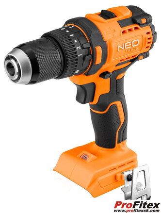 Aku bezuhlíkový vŕtací skrutkovač s príklepom 18V, 2 x 4,0Ah akumulátor, nabíjačka, kufor, Energy+ Neo 04-619