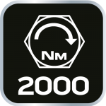 Pneumatický rázový uťahovák 3/4 ", 2000 Nm, NEO 14-008