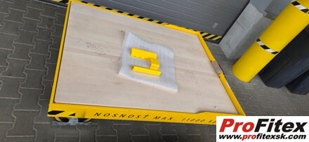 Vozík na prepravu foriem s vysokou nosnosťou 11t, rozmer1500x1200mm