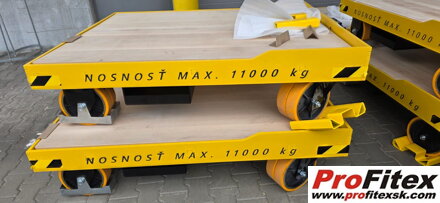 Vozík na prepravu foriem s vysokou nosnosťou 11t, rozmer1500x1200mm