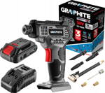  Akumulátorový kompresor Energy+18V, Li-lon GRAPHITE ENERGY+ 58G041