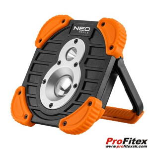 Nabíjateľný reflektor 750lm+250lm,10W+3W, NEO 99-040