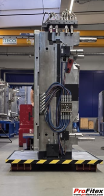 Vysokozáťažový pojazdný podvozok 16t, platforma rozmer1800x1250mm