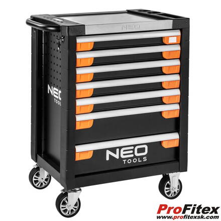  Neo 84-220 Dielenský vozík na náradie so 7 zásuvkami PRO